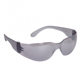 Radians MR0160ID Mirage Safety Glasses - Smoke Frame - Silver Mirror Lens