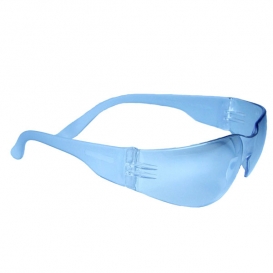 Radians MR01B0ID Mirage Safety Glasses - Light Blue Frame - Light Blue Lens