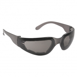 Radians MRF121ID Mirage Safety Glasses - Smoke Foam Lined Frame - Smoke Anti-Fog Lens