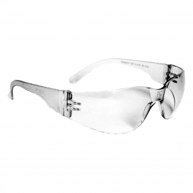 Radians MRS110ID Mirage Small Safety Glasses - Clear Frame - Clear Lens