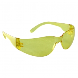 Radians MRS140ID Mirage Small Safety Glasses - Amber Frame - Amber Lens
