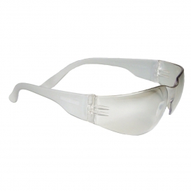 Radians MRS190ID Mirage Small Safety Glasses - Clear Frame - Indoor/Outdoor Mirror Lens