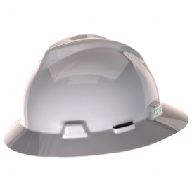 MSA 454731 Hard Hat Full Brim Gray 22ey73 for sale online 