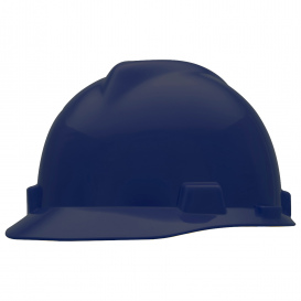 MSA 10024832 V-Gard Cap Style Hard Hat - Staz-On Suspension - Dark Canadian Blue