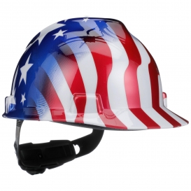 MSA V-Gard Hard Hat - American Stars and Stripes