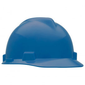 MSA 10058625 Super-V Cap Style Hard Hat - 1-Touch Suspension - Blue