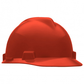 MSA 10058628 Super-V Cap Style Hard Hat - 1-Touch Suspension - Red
