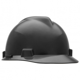 MSA 10058633 Super-V Cap Style Hard Hat - 1-Touch Suspension - Black