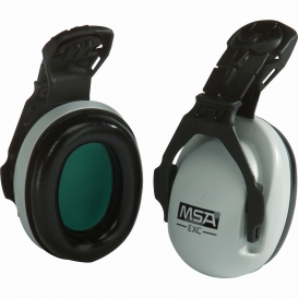 MSA 10061230 EXC Mounted Earmuffs for Cap Style MSA Hard Hats - NRR 25 dBA