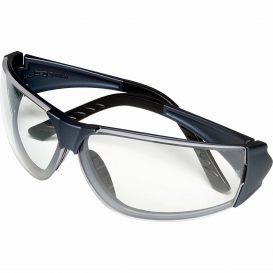 MSA 10070917 Easy-Flex Safety Glasses - Gray Frame - Clear Lens