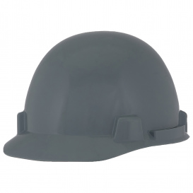 MSA 10074073 SmoothDome Cap Style Hard Hat - 4-Point Fas-Trac III Suspension - Gray