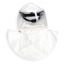 MSA 10083330 Tychem QC Double Bib Hood - For Use With OptimAir TL PAPR