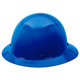 MSA 10083729 Skullgard Full Brim Hard Hat - Fas-Trac III Suspension - Blue 2747C