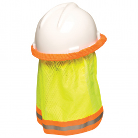 MSA 10098032 SunShade for Full Brim and Cap Style Hard Hats - Hi-Viz Yellow/Green