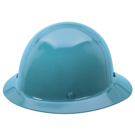 MSA 10145798 Skullgard Full Brim Hard Hat - Fas-Trac III Suspension - Blue