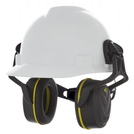 MSA 10190357 V-Gard Helmet Mounted Hearing Protection - MEDIUM - 27 NRR