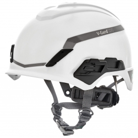 MSA 10194791 V-Gard H1 Safety Helmet - Fas-Trac Suspension - White
