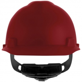 MSA 10203086 V-Gard Hard Hat - Fas-Trac Suspension - Matte Red