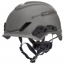 MSA 10204346 V-Gard H1 Trivent Safety Helmet - Fas-Trac Suspension - Grey