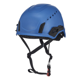 MSA 10242632 V-Gard H2 Vented Safety Helmet - Ratchet Suspension - Blue