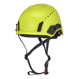 MSA 10242634 V-Gard H2 Vented Safety Helmet - Ratchet Suspension - Hi-Viz Yellow