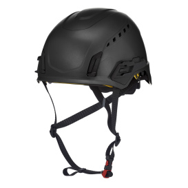 MSA 10242814 V-Gard H2 Vented Safety Helmet with Mips - Ratchet Suspension - Black