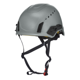 MSA 10242817 V-Gard H2 Vented Safety Helmet with Mips - Ratchet Suspension - Gray