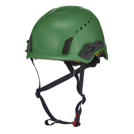 MSA 10242820 V-Gard H2 Vented Safety Helmet with Mips - Ratchet Suspension - Green