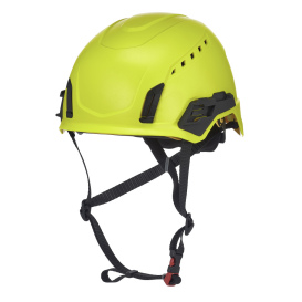 MSA 10242821 V-Gard H2 Vented Safety Helmet with Mips - Ratchet Suspension - Hi-Viz Yellow