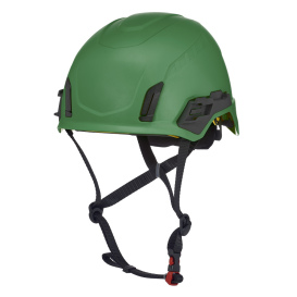 MSA 10242829 V-Gard H2 Safety Helmet with Mips - Ratchet Suspension - Green