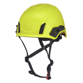 MSA 10242830 V-Gard H2 Safety Helmet with Mips - Ratchet Suspension - Hi-Viz Yellow/Lime