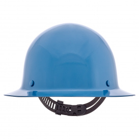 MSA 454670 Skullgard Full Brim Hard Hat - Staz-On Suspension - Blue