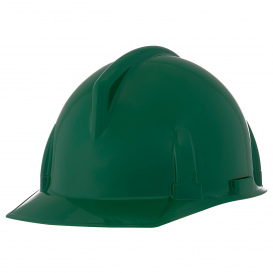 MSA 454726 Topgard Cap Style Hard Hat - 1-Touch Suspension - Green
