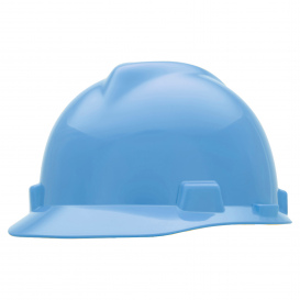 MSA 463111 V-Gard Cap Style Hard Hat - Staz-On Suspension - Light Blue