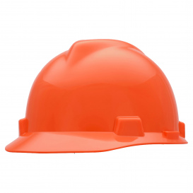 MSA 463945 V-Gard Cap Style Hard Hat - Staz-On Suspension - Orange