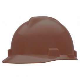 MSA 464658 V-Gard Cap Style Hard Hat - Staz-On Suspension - Brown