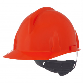 MSA 475382 Topgard Cap Style Hard Hat - Fas-Trac III Suspension - Orange