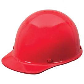 MSA 475398 Skullgard Cap Style Hard Hat - Fas-Trac III Suspension - Red