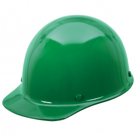 MSA 475399 Skullgard Cap Style Hard Hat - Fas-Trac III Suspension - Green
