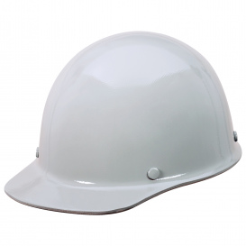 MSA 475400 Skullgard Cap Style Hard Hat - Fas-Trac III Suspension - Gray