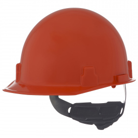 MSA 486962 Thermalgard Cap Style Hard Hat - Fas-Trac Suspension - Orange
