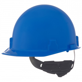 MSA 486963 Thermalgard Cap Style Hard Hat - Fas-Trac Suspension - Blue