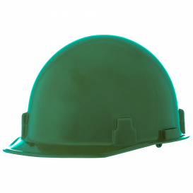 MSA 487399 Thermalgard Cap Style Hard Hat - 1-Touch Suspension - Green