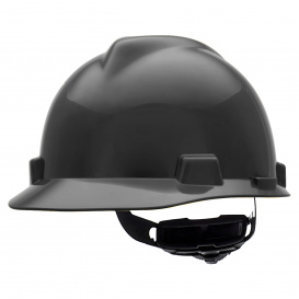 MSA 495851 V-Gard Small Size Cap Style Hard Hat - Fas-Trac Suspension - Black