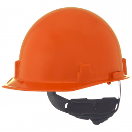 MSA 800360 Thermalgard Cap Style Hard Hat - Fas-Trac Suspension - Bright Orange