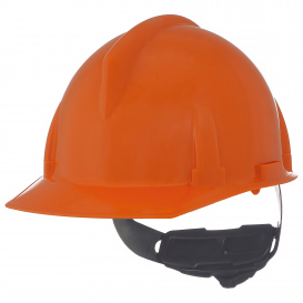 MSA 804396 Topgard Cap Style Hard Hat - Fas-Trac III Suspension - Bright Orange