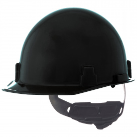 MSA 814340 Thermalgard Cap Style Hard Hat - Ratchet Suspension - Black