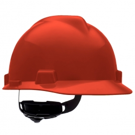 MSA C217095 Super-V Cap Style Hard Hat - Fas-Trac Suspension - Red