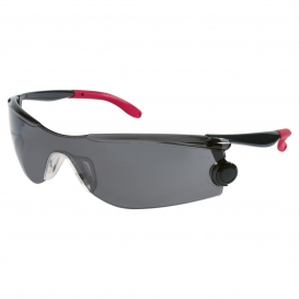 MCR Safety MT112 MT1 Safety Glasses - Black Frame - Gray Lens