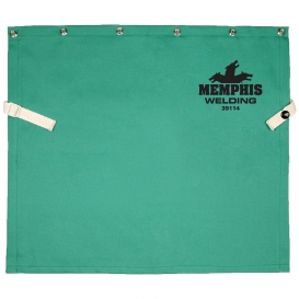 Memphis 39114 Cotton Welding Bib - Snaps to fit Cape Sleeves - 14" Length